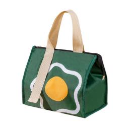 ZR168 Insulated Lunch Box Handbag Student Lunch Bag At Work Thickened Waterproof Aluminum Foil Lunch Box Bag