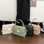 New 2022 Fashion Women's Bag Simple Leisure Lingge Pu Love Small Square Bag Embossed High-grade  Single Shoulder Messenger Bag