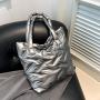 Autumn and Winter Feather 2024 Large Capacity Autumn New Fashion Shoulder Bag Design Casual Tote Bags Female Handbag