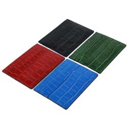 OEM ODM Customized Classic Crocodile Embossed Genuine Cowhide Leather Multi Slots ID Card Holder Credit Card Holder Wallet