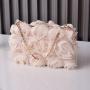 NEW Design Fashion Women's chiffon rose flower clutch bag handbag Party Evening Bag Wedding Clutch Purse Bag