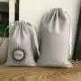 Medium Cotton Muslin Bags Pouches (4 by 6 inch) for Jewelry, Earrings, Rings, Pendants, Gift Bag
