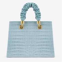 2020 Korea Style Crocodile Handbags Pu Bag Soft Leather Handle For Women Customized