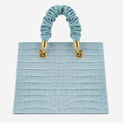2020 Korea Style Crocodile Handbags Pu Bag Soft Leather Handle For Women Customized