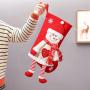 ZR514 Wholesale Christmas Decoration Lovely Old Man Snowman Candy Gift Socks Children Knit Christmas Stocking Socks Present