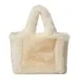 2024 Wholesale Hot Sale Minimalist Design Faux Fur Tote Bag For Women Purse Handbag
