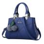 2024 Fashion Wholesale Ladies PU Hand Bags Leather Trending Bags Women's Handbags With Hair Ball