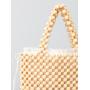 Handmade woven bag for women's summer fashion wooden bead bag