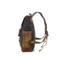 Wholesale large Oil Wax Canvas Leather Retro Backpack waterproof sport high quality travel school bags for men laptop backpack