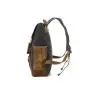 Wholesale large Oil Wax Canvas Leather Retro Backpack waterproof sport high quality travel school bags for men laptop backpack