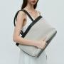 Hot Sale Ladies Large Capacity Tote Bag Luxury PU Leather With Canvas Bag Custom Women Shoulder Bags