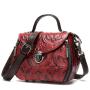 2024 New Designer Baroque Geometric Genuine Leather Handbags For Women High Quality Luxury Retro Small Ladies Hand Bags