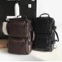 ZWY191 Daily Leisure Mountaineering Travel Luggage Backpack PU Vintage Fashion Large Shoulder Bag Men Women Outdoor Hiking Bag