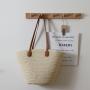 Casual big size totes shoulder bags summer vacation sea beach ladies bucket straw woven handbags for women beach tote bags