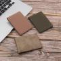 Genuine Leather Minimalist Classic Men Wallet Embossed RFID Bifold Leather Wallet For Men
