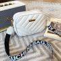 2024 Ladies Roller Camera Bag New Fashionable Lozenge Sling Shoulder Storage with Single Strap Mobile Phone Accessory Case