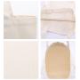 Factory Wholesale Cheap Custom logo cotton bag Print Recycle Portable Grocery Supermarket Restaurant canvas Shopping Bag
