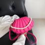 2024 Bag for Women Fashion Female Summer Shoulder Bag Popular Pearl Handbag Chain Crossbody Shell Bag