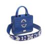 2024 Custom Logo Luxury Crocodile PU Crystal Handbag For Women Ladies Jewelry Bag