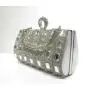 Fashion Glass studded rhinestone clutch bag women bride shoulder clutch bag evening bags for woman