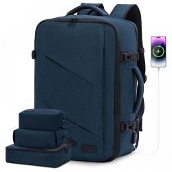 LOVEVOOK Travel Business 17 In Top Quality 30-40L Laptop Backpack with USB Port Waterproof Computer Travel backpack Bag for Men