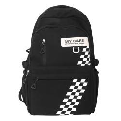 ZR775 New Fashion Schoolbag Unisex Waterproof Backpack Nylon Custom Logo Travel Student Zipper High School Schoolbag Laptop Bag