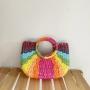 New Colored Moon Grass Handheld Large Capacity Bag