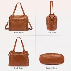 2023 New fashion LOVEVOOK ladies bag fashion woman PU leather tote shoulder bags large capacity office daily women's handbags