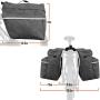 Tool Cargo Riding Bike Side Packing Rear Tail Pannier Transport Shopping Carrying Motorcycle Double Back Bag