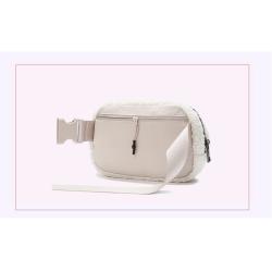 Vietnam Factory Customized Winter Fleece Waist Pouch Workout Running Travelling Hiking Cute Waist Bags Sherpa Belt Bag