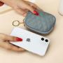 Billetera Mujer Custom Luxury Designer Vintage Original Genuine Leather Zipper Keychain Mini Coin Purse Wallet Bag Small 2022
