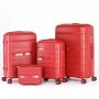14 20 24 28 Inch Travel Luggage Set Case Three Piece Set Travelling Bags PP Luggage Sets High Quality Airplane Trolley Case