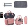 KBW411 2023 New Large-Capacity Mother Backpack Portable Travel Mommy Bag Bottle Diaper Three Sets of Mother and Child Package