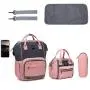 KBW411 2023 New Large-Capacity Mother Backpack Portable Travel Mommy Bag Bottle Diaper Three Sets of Mother and Child Package
