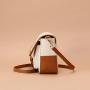 2021 New Trendy Canvas Messenger Bag Classic Design Crossbody Bag PU Leather Strap Women Hand Bag