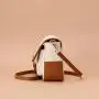 2021 New Trendy Canvas Messenger Bag Classic Design Crossbody Bag PU Leather Strap Women Hand Bag