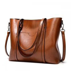 New retro one shoulder crossbody tote bag