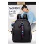 kbw663 New Women Bag Backpack Girl Retro Pleasure Oxfod Stripe Schoolbag Female Versatile Drawstring High Quality Travel Bag