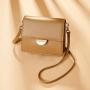 2024 Long Strap Genuine Leather Fashion Ladies Messenger Shoulder  Crossbody Bags Small Handbags For Women Manufacture