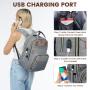LOVEVOOK Hot Sale 15.6 17" Travel Computer Men Back Pack Bag Nylon Anti Theft USB Laptop Waterproof Business Backpack With Lock