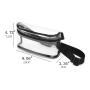 Customized Stadium Approved Clear Belt Bag Fanny Pack for Women Waterproof Clear Waist Bag for Sports Travel
