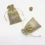 Hot Sale Jute Bag For Agriculture Custom Logo Printed Burlap Gift Jute Pouch Soap Packaging Natural Drawstring Hemp Bag
