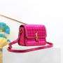 Top product fashion small square ladies bag quality crossbody bag for girls top selling super fiber leather side bag 20 cm