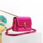 Top product fashion small square ladies bag quality crossbody bag for girls top selling super fiber leather side bag 20 cm