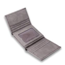 Vintage leather men wallet RFID blocking oily leather genuine leather wallets