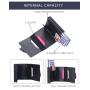 OEP006 New fashion RFID Automatic Bullet Card holders Double Layer Carbon Fiber Anti-theft Card Holder Magnetic Buckle Card box