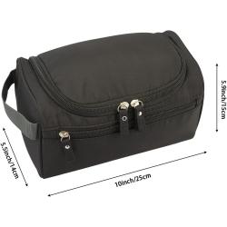 Factory Sale Mens Travel Bathroom Wash Shaving Dop Kit Shower Small Zipper Toiletry Bag