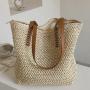 ZX012 New Style Hollow Out Summer Handbag Straw Bag Tote Bag Portable Shoulder Bag Beach Handbag Shoulder For Women