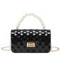 Low Price Candy colored pvc pearl jelly bag 2024 Ladies handbag trend new fashion women's shoulder bag Sweet hand bag