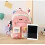 KBW304 2023 Wholesale New Shoulder Bags Junior High School Students School Bags Large Capacity Five Sets of Casual Backpack
